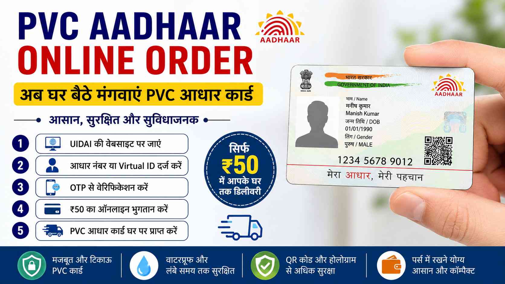 PVC Aadhaar Online